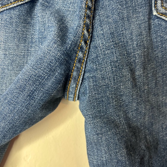 Tory Burch Harly Straight leg cropped jeans raw hem 29 - Picture 7 of 10